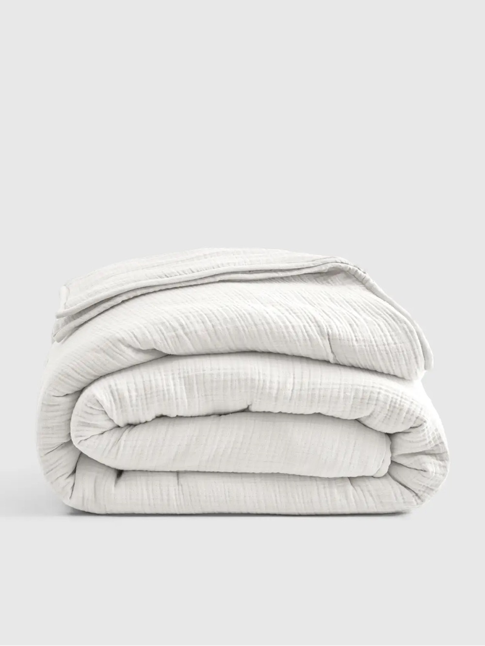 NWT QUINCE Organic Cotton Gauze Dream Quilt King/Cal King White 1222